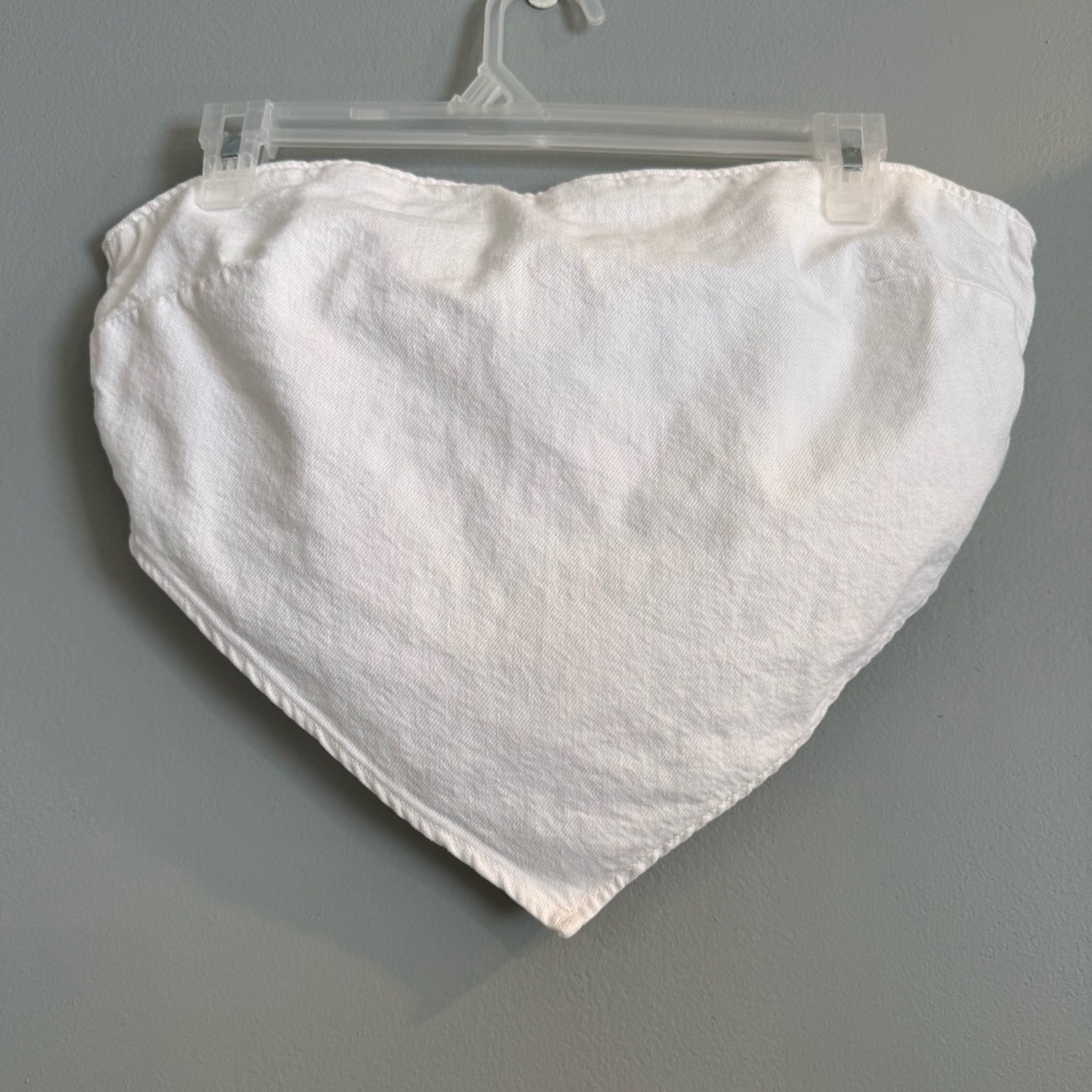 Zara Women’s Pure White Bandana crop top with slip resistance